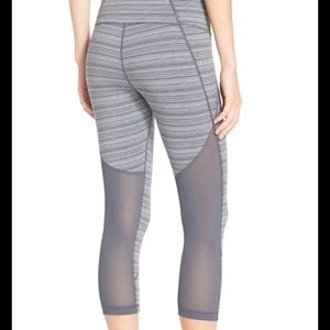 NWT Zella high waist mesh crop leggings